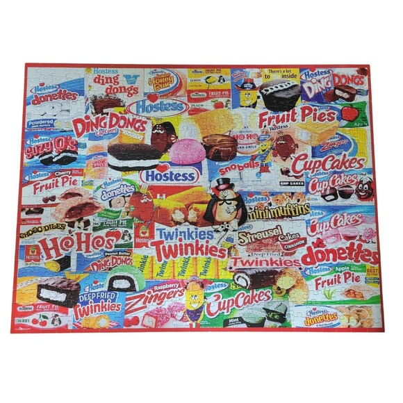 White Mountain Jigsaw Puzzle ~ Hostess Snacks ~ 500 Pieces ~ - Picture 1 of 8